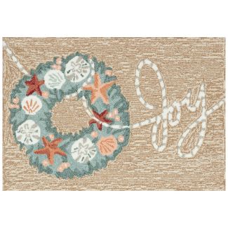 Liora Manne Frontporch Joyous Wreath Natural
