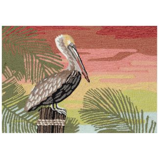 Liora Manne Frontporch Pelican Sunset