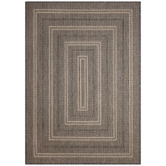 Liora Manne Monaco Multi Border Black