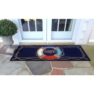 Liora Manne Frontporch Ahoy Navy
