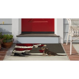 Liora Manne Frontporch Good Dog Grey