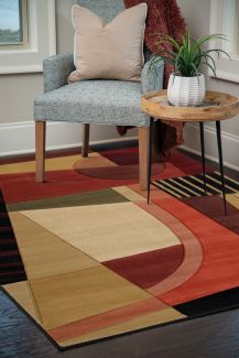 United Weavers Contours Urban Angles Green