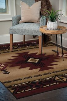 United Weavers Contours Flagstaff Burgundy
