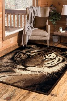 United Weavers Legends Tiger Portrait Multi 5'3