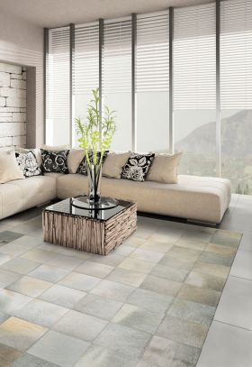 Couristan Chalet Tile Ivory