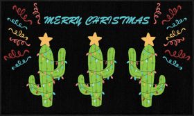 Mohawk Prismatic Christmas Cactus Black