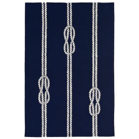 Liora Manne Capri Ropes Navy 3'6" x 5'6"