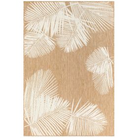 Liora Manne Carmel Palm Sand 7'10" x 7'10" Square