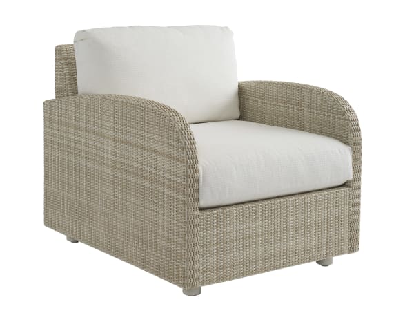 Sand Dune - Lounge Chair - Beige / White