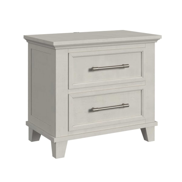 Canterbury - 2-Drawer Nightstand With USB - Ivory