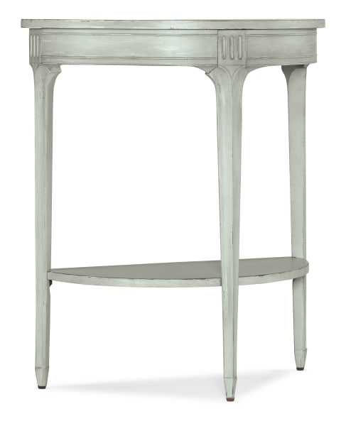 Charleston - Demilune Accent Table - LIght Blue