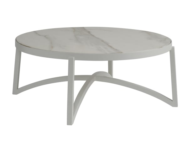 Sand Dune - Round Cocktail Table - Gray