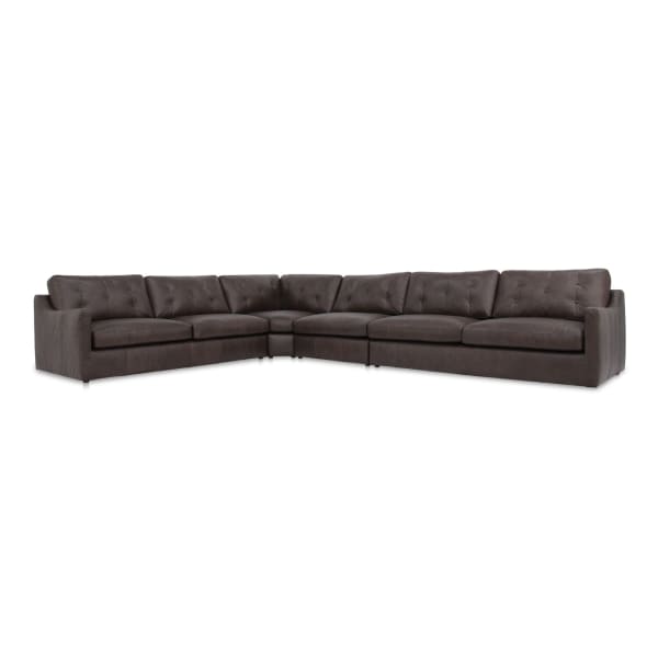 Thurlow - 4 Piece Modular Sectional - Espresso Brown