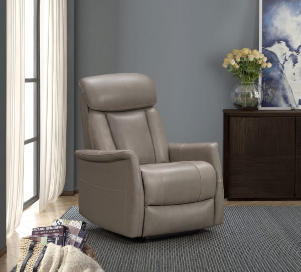 Lamar - Hc Power Recliner With Power Recline And Power Headrest And Heating And Cooling - Dark Gray