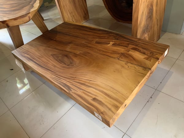 Some-Of-A-Kinds - Coffee Table With Wood Base - Natural