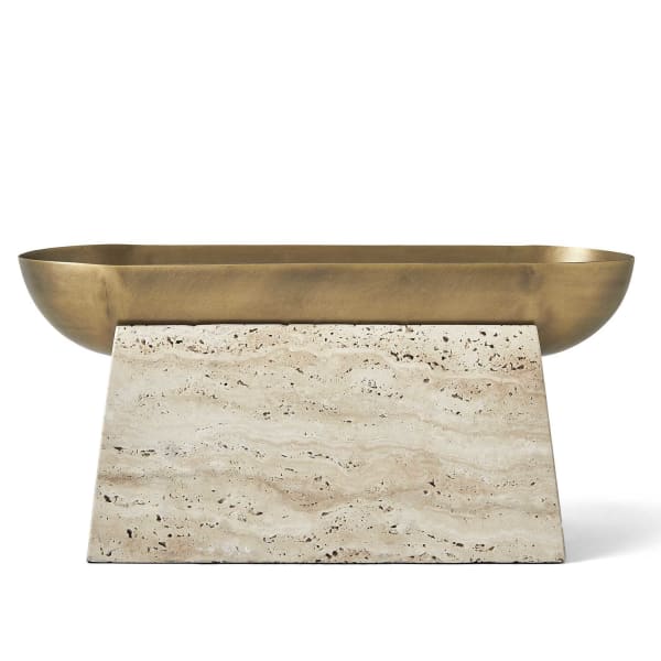 Raised Consciousness - Tall Bowl - Brass / Brown