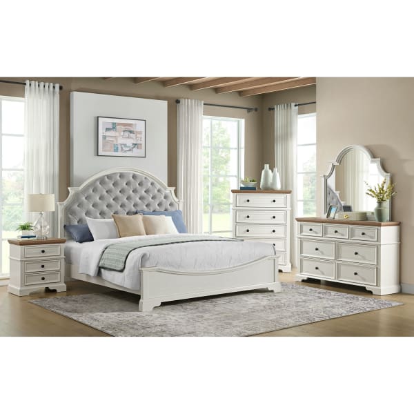 Eastwood - Youth Queen Upholstered 3 Piece Bedroom Set - White