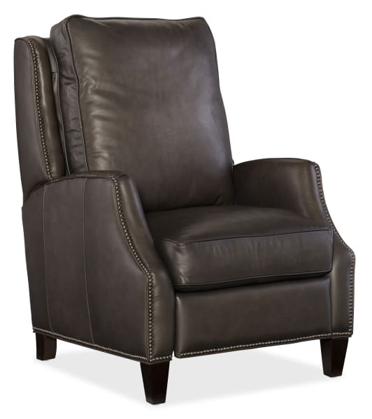Kerley - Manual Push Back Recliner - Dark Gray