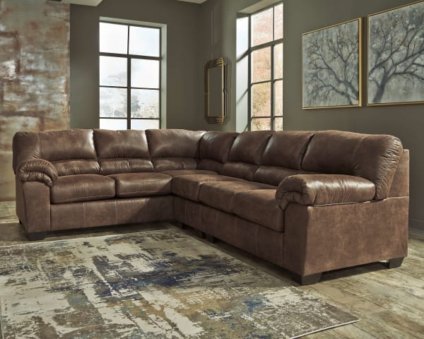 Bladen - Coffee - Right Arm Facing Sofa 3 Pc Sectional
