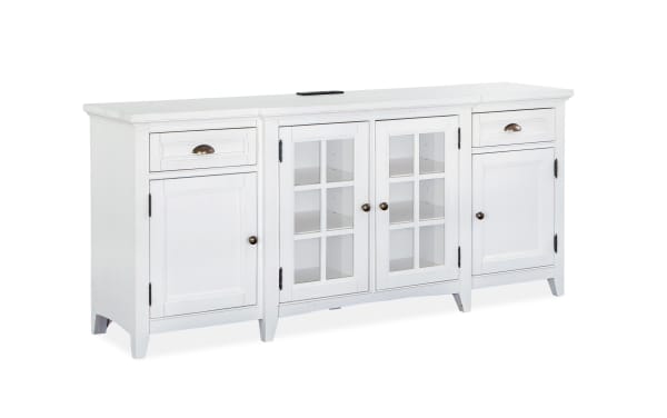 Heron Cove - 70" Entertainment Console - Chalk White