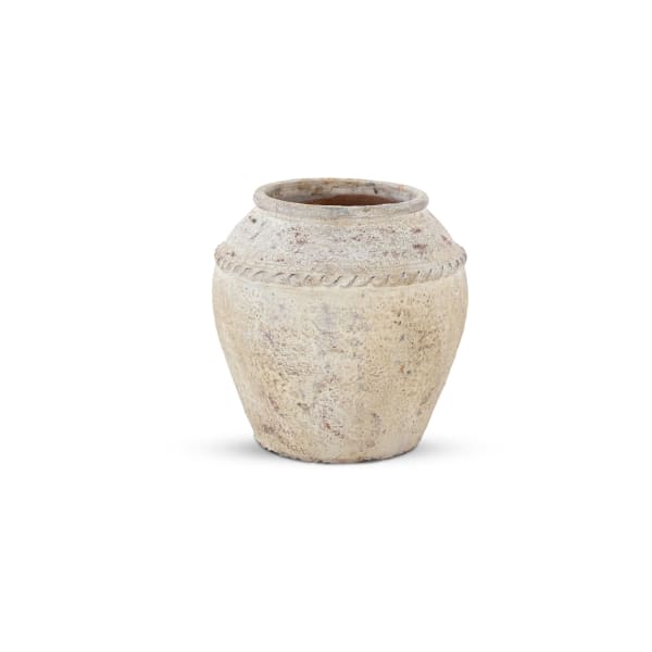 Amai - Clay Pot - White