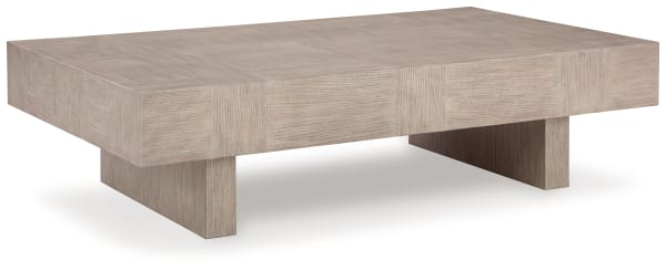 Jorlaina - Rectangular Cocktail Table - Light Grayish Brown