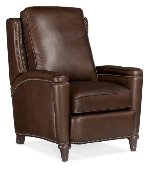 RC - Rylea Manual Push Back Recliner - Dark Brown