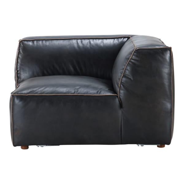 Luxe - Corner Chair - Antique Black
