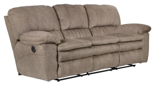 Reyes - Power Lay Flat Reclining Sofa - Portabella