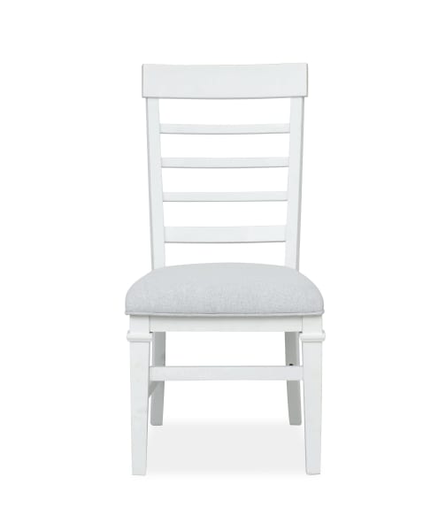 Charleston - Dining Side Chair With Upholstered Seat (Set of 2) - White
