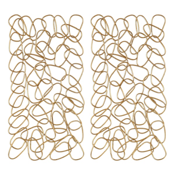 In The Loop - Wall Art (Set of 2) - Gold