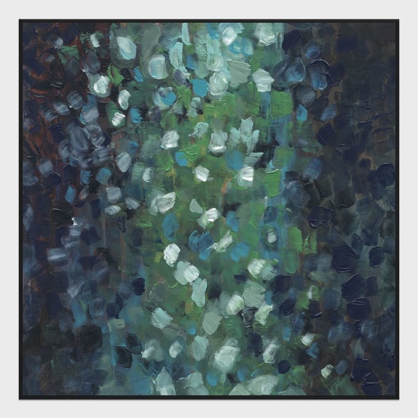 Lagoon - 48" x 48" Canvas Art - Blue