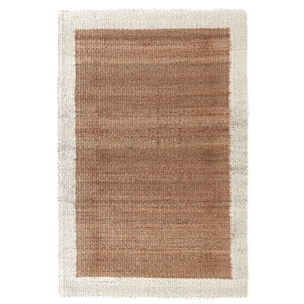 Serene - 1' x 1' Swatch Frame Area Rug - Natural