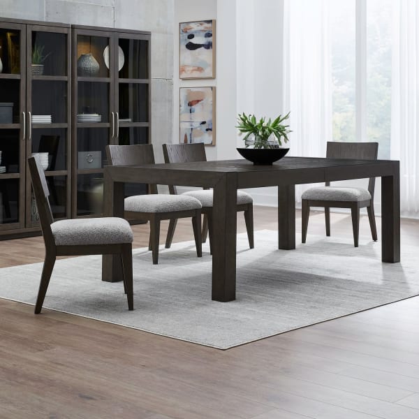 Cascade Falls - Optional 5 Piece Rectangular Table Set - Brown