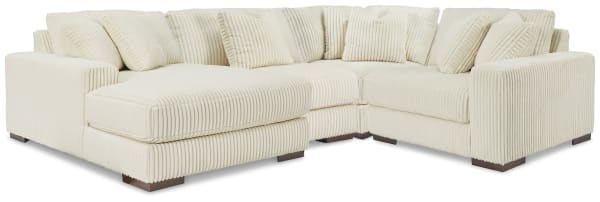 Lindyn - Ivory - 4-Piece Sectional With LAF Corner Chaise
