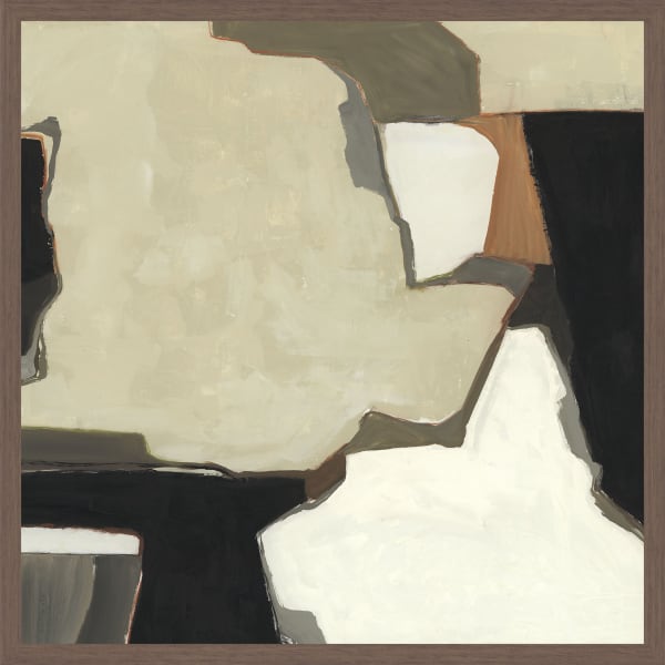 Troll - 48" x 48" Painting By Buddy Whitlock - Beige / Dark Gray