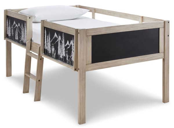 Wrenalyn - Brown / Beige - Twin Loft Bed Frame