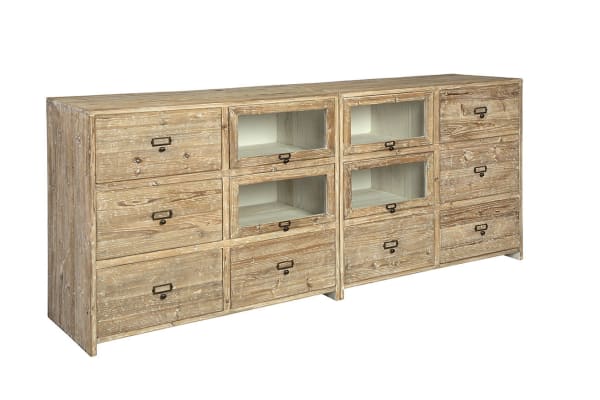 Apothecary - Display Chest - Light Brown