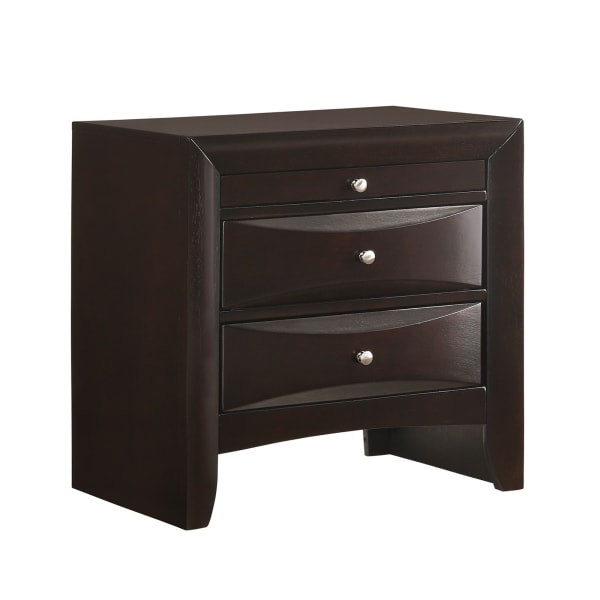 Emily - Nightstand Espresso Color