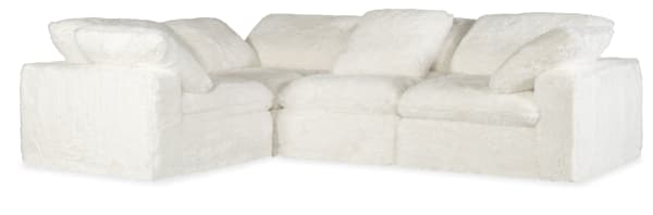 SS - Barefoot 4-Seat Sectional - White