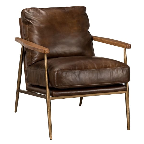 Christopher - Club Chair - Antique Brown