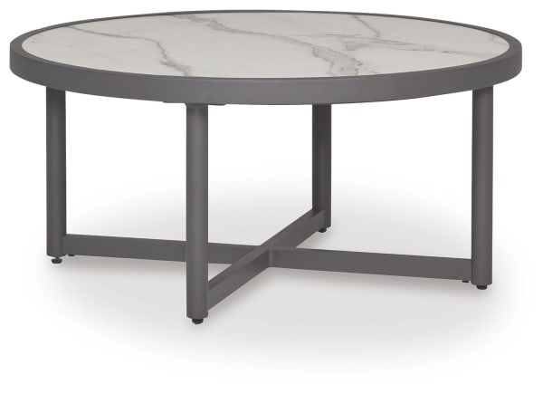 Ocean Beach - Round Cocktail Table - Gray