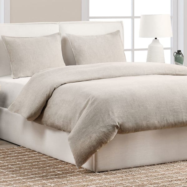 Talia - King Duvet Collection - Natural