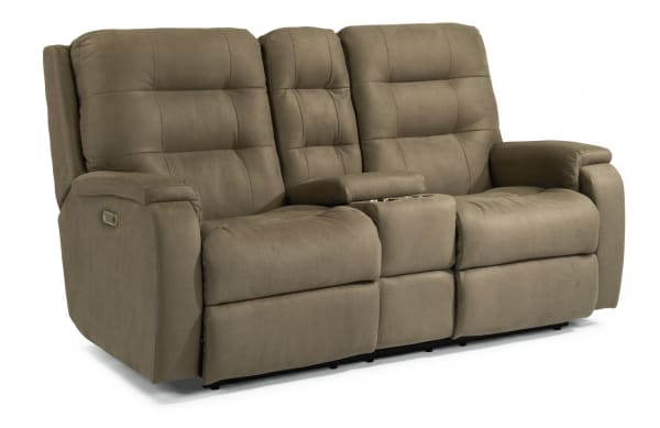Arlo Power Reclining Loveseat with Console & Power Headrests & Lumbar