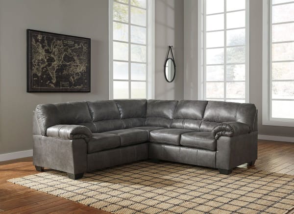 Bladen - Slate - Left Arm Facing Sofa, Right Arm Facing Loveseat Sectional
