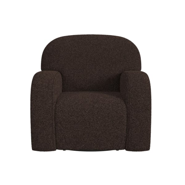 Benz - Swivel Chair - Feather Chocolate