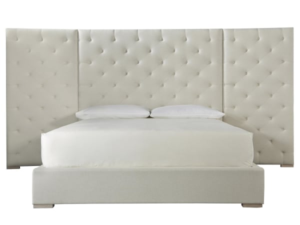 Modern - Brando Cal King Bed with Panels - White