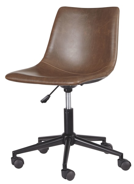 Office - Brown - Home Office Swivel Desk Chair