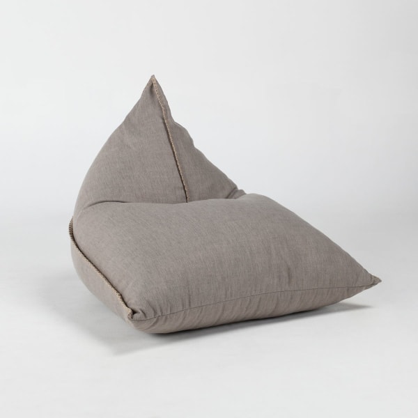 Belle - Teardrop Lounge Chair - Taupe