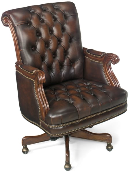 Gloria - Executive Swivel Tilt Chair - Dark Brown